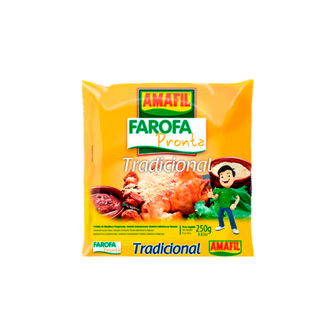 Amafil Farofa Pronta Tradicional (500g)